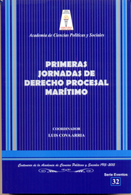 PRIMERAS JORNADAS DE DERECHO PROCESAL MARTIMO