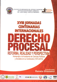 XVIII JORNADAS CENTENARIAS INTERNACIONALES DERECHO PROCESAL